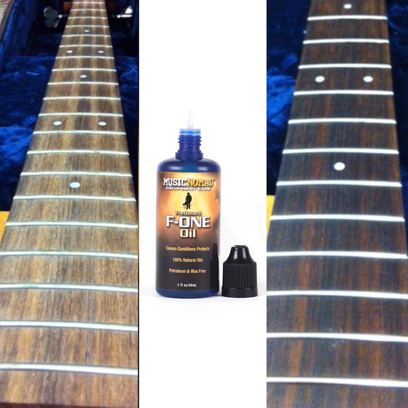 MusicNomad F-ONE Fretboard Oil Cleaner & Conditioner 2 oz (MN105) 1 Bottle