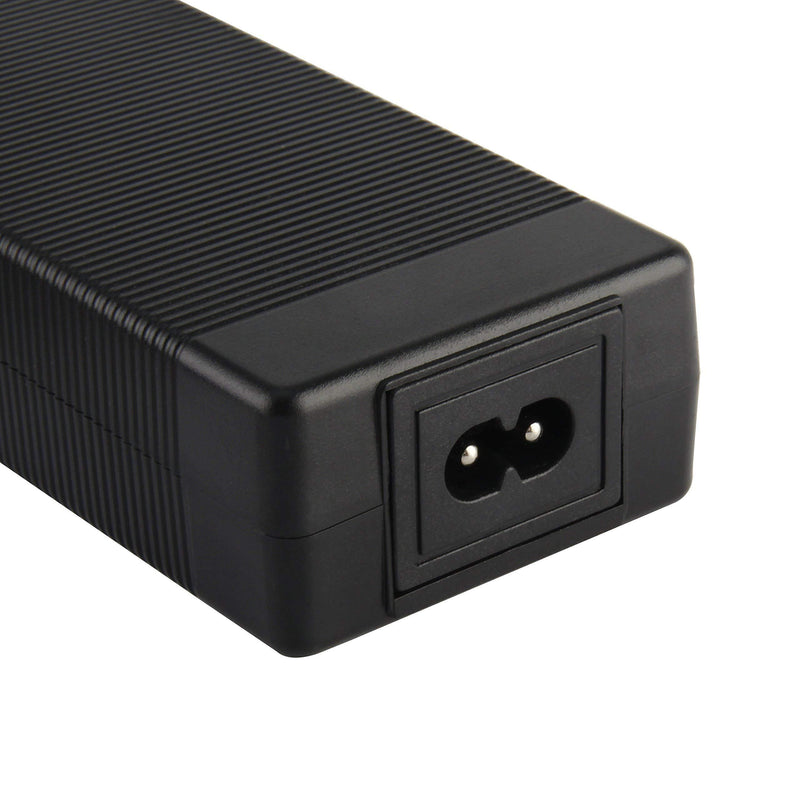 TANGSPOWER 36V Charger Output 42V 1.5A PowerFast Mini 3-Prong Inline Connector for 10Series Lithium Battery