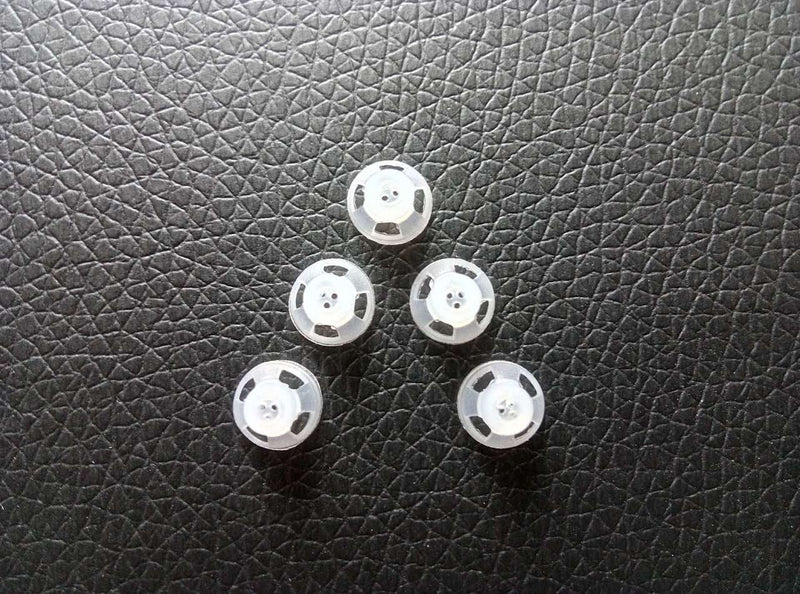 Jungle Care Hearing Aid Ear Piece Open Domes 6mm 5-Pack Comfortable PSAP (Personal Sound Amplifiers Product) Kit Ear Tips Invisible, Perfect for Open Air (Open fit), Except for RIC