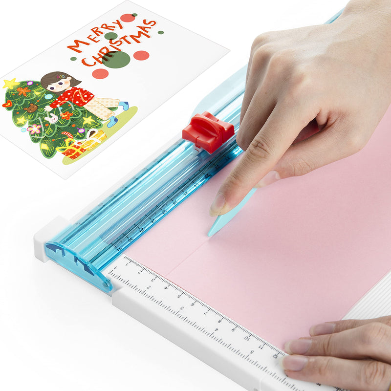 Craft Paper Trimmer and Scoring Board: ArtAt 12 x 12inch Paper Trim Cutter Score Board Scoring Tool with Paper Folding, for Making Scrapbooking, crad, Coupons and Photo