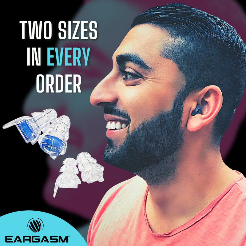 Eargasm High Fidelity Earplugs for Concerts Musicians Motorcycles Noise Sensitivity Conditions and More (Ear Plugs Come in Premium Gift Box Packaging) - Blue