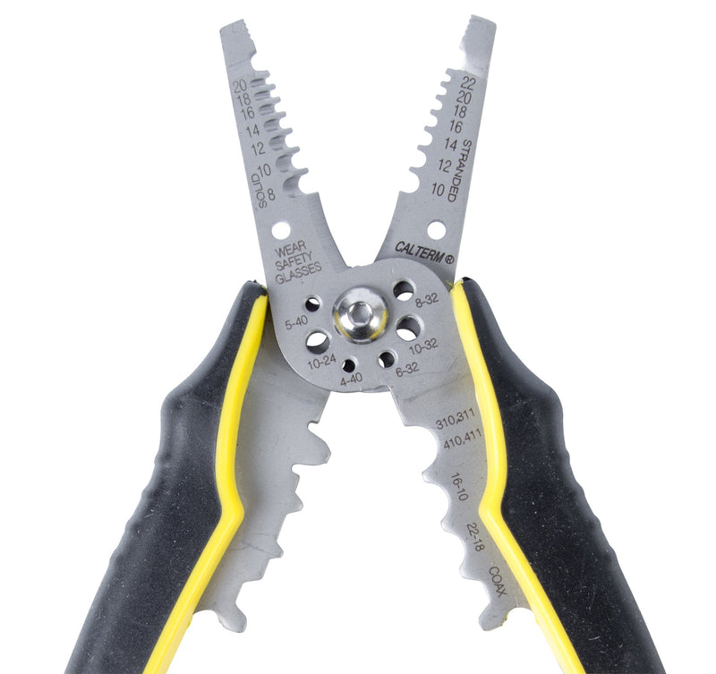 Calterm 66270 ArmorEDGE Wire Stripper and Crimper, 20-10 AWG Solid or Stranded Wire