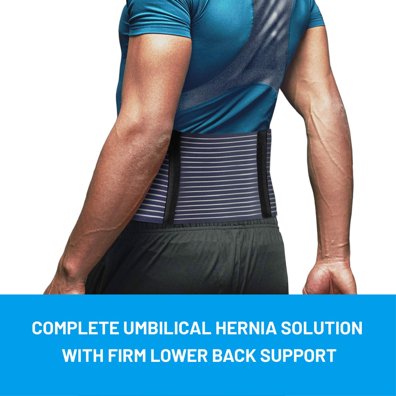 Everyday Medical Umbilical Hernia Belt - For Women and Men – Abdominal Hernia Binder for Belly Button Navel Hernia Support, Helps Relieve Pain - for Incisional, Epigastric, Ventral, & Inguinal Hernia Small/Medium (Pack of 1)