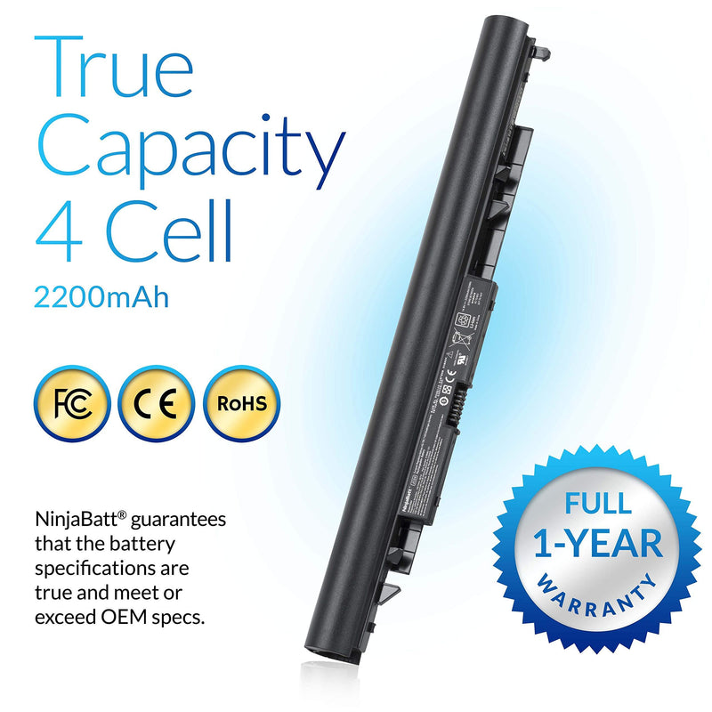 NinjaBatt Battery for HP 919700-850 JC04 JC03 15-BS015DX 15-BS113DX 15-BS115DX 15-BS060WM 15-BS013DX 15-BS070WM 17-BS049DX 17-BS011DX 250-G6 - High Performance [2200mAh/10.8v]