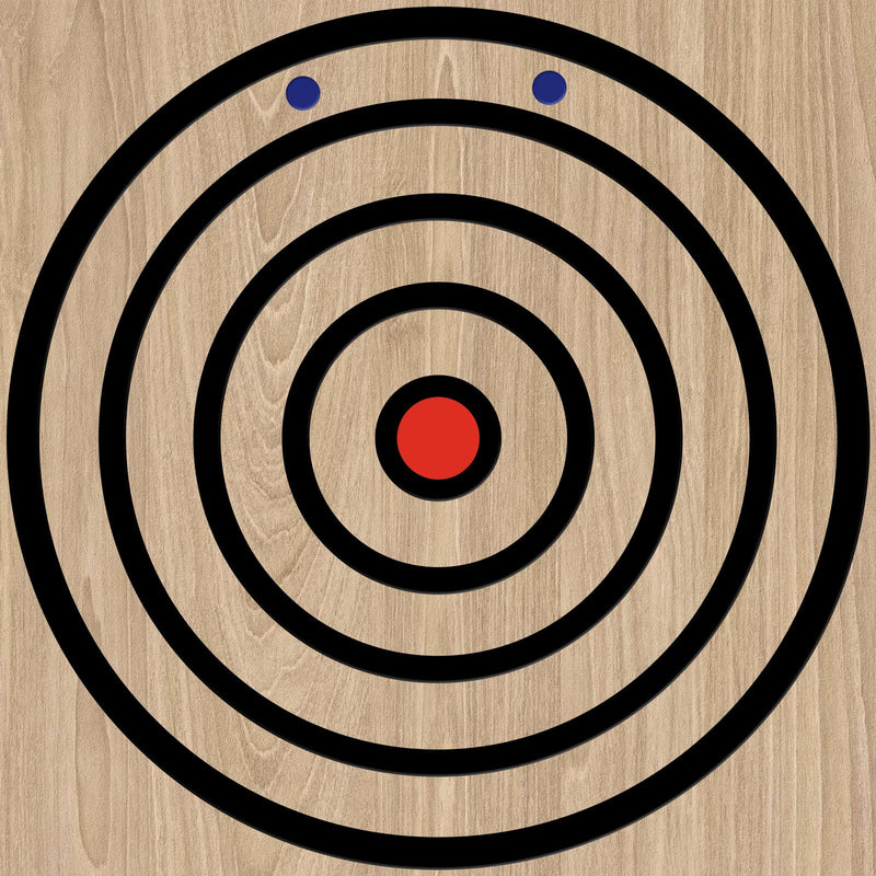 Axe Throwing Target Template Stencil, 3 Pieces Standard Markers and Axe Sharpening Stone Multi Purpose Whetstone Blade Sharpener for Drawing Axe Throwing Target Template