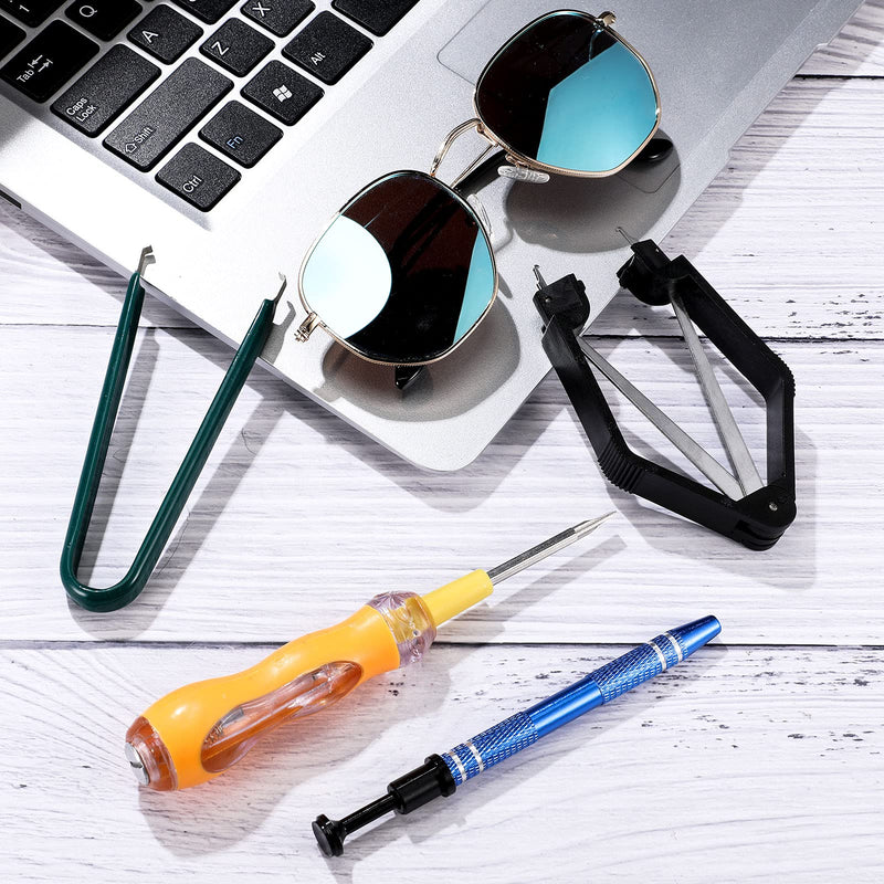 4 Pieces IC Chip Remover Tool IC PLCC Chip Extraction Tool Extractor Puller 4-Claw Prongs Grabber and Keyboard Key Switch Test Pencil Tool for Disassembly of Electronic Component Jewelry
