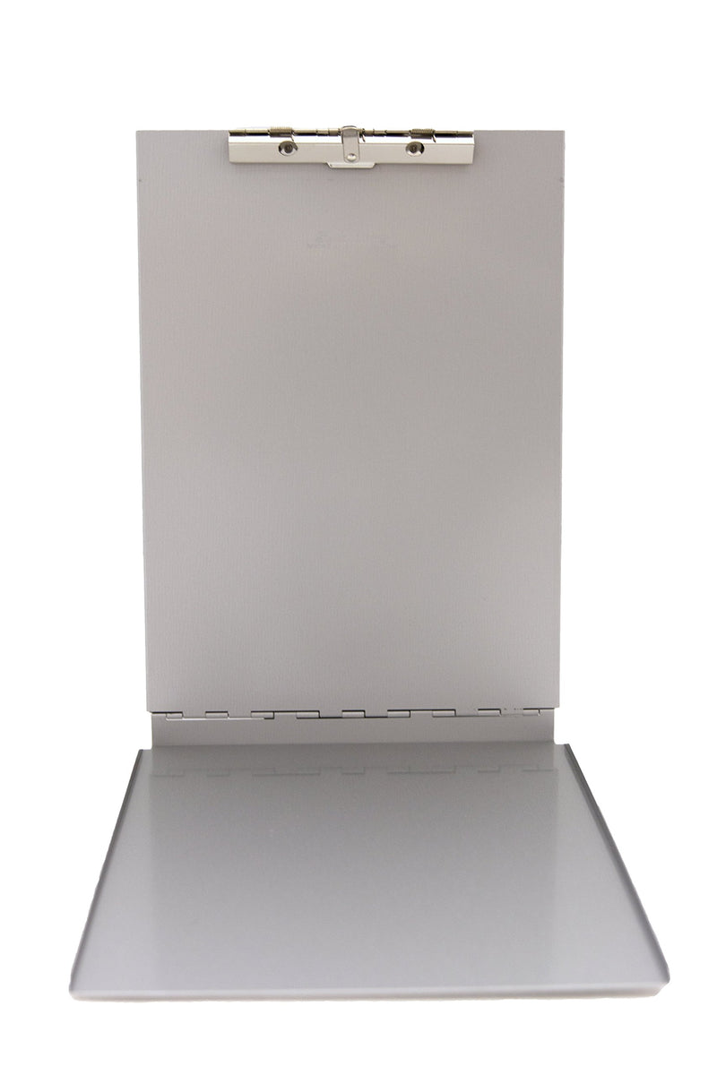 Saunders Recycled Aluminum A-Holder Form Holder – Letter Size Form Holder with Hinged Writing Plate. Office Supplies Silver