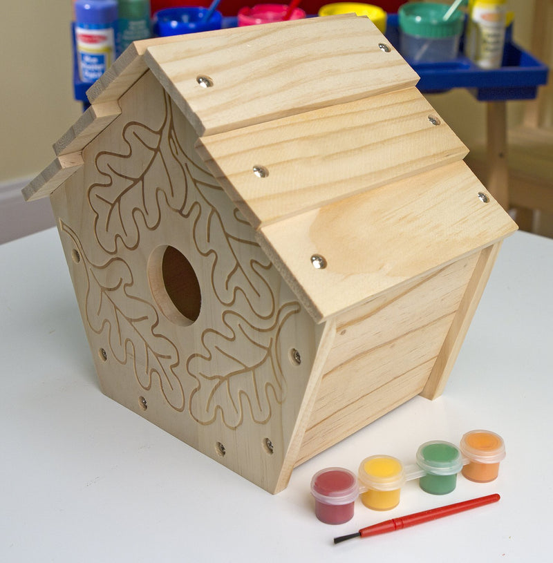 Melissa & Doug Created by Me! Birdhouse Build-Your-Own Wooden Craft Kit