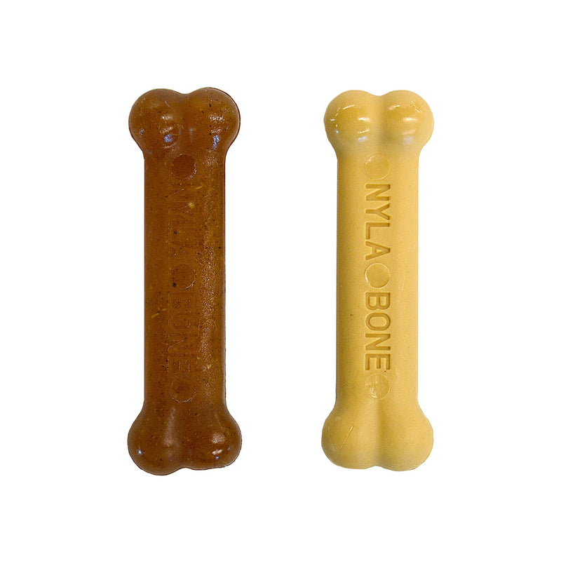 Puppy Chew Toys for Teething Puppies | Small/Regular - Up to 25 Ibs. Bones Peanut Butter & Chicken X-Small/Petite (2 Count)
