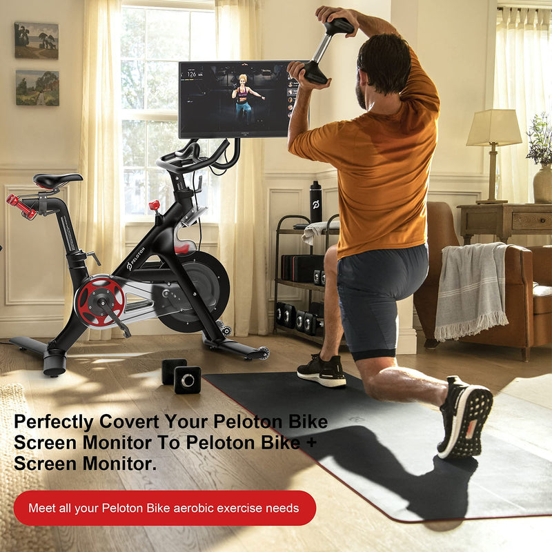 COOLWUFAN 360 Degree Rotate Screen Adjuster for Peloton Bike, Upgraded Screen Swivel for Peloton, Accessory to Turn Peloton Bike Screens, Accessories for Peloton (Not Compatible with Peloton Bike +)