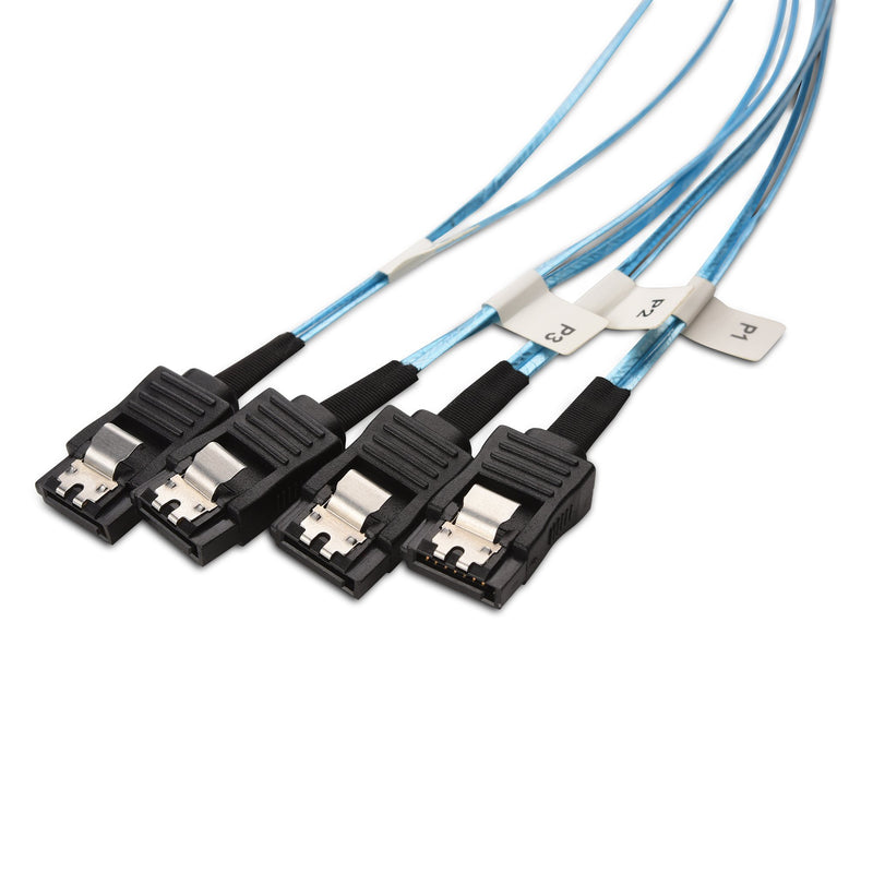 Cable Matters Internal Mini SAS HD to SATA Cable (SFF-8643 to SATA Forward Breakout) 3.3 Feet, 1m