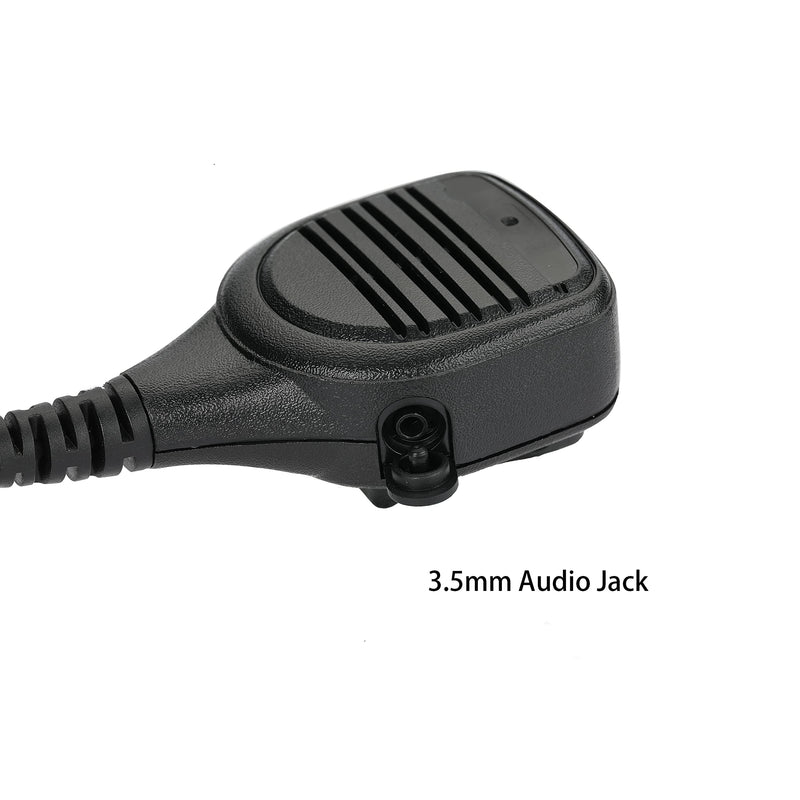 Speaker Microphone with PTT Compatible with Motorola XPR 3000 3000e 3300 3300e 3500 3500e Walkie Talkie/Two Way Radio Reinforced Cable-ERIPHA XPR 3550 Mic