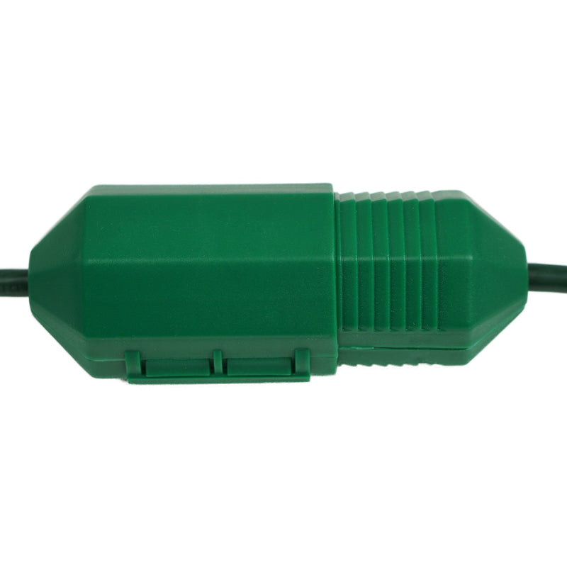 3pk Green CordSafe Electrical Extension Cord Protective Safety Cover|Water-Resistant Indoor Outdoor | Cord Fastening Retention Management | power tools fans patio tent string lights holiday lights 3