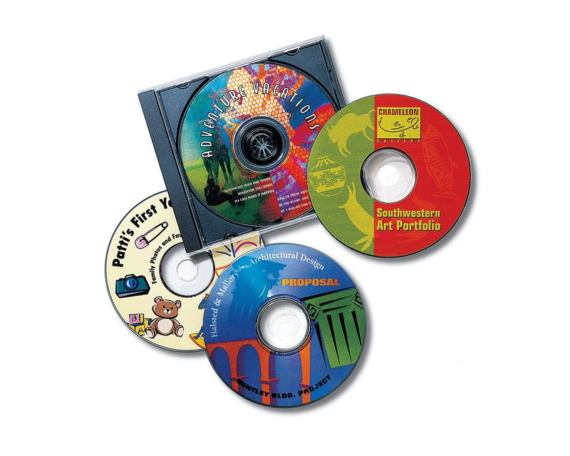 Avery CD Labels, Matte White, 40 Disc Labels and 80 Spine Labels (8692),4.5/8 Inches 4.5/8 Inches