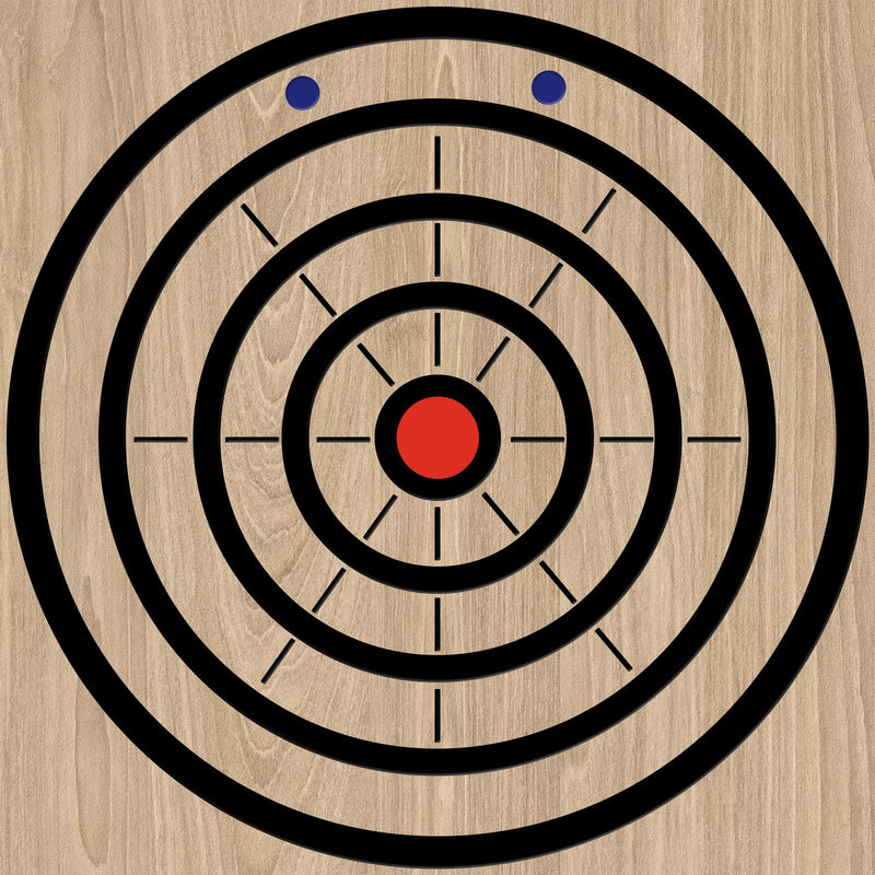 Axe Throwing Target Template Stencil, 3 Pieces Standard Markers and Axe Sharpening Stone Multi Purpose Whetstone Blade Sharpener for Drawing Axe Throwing Target Template