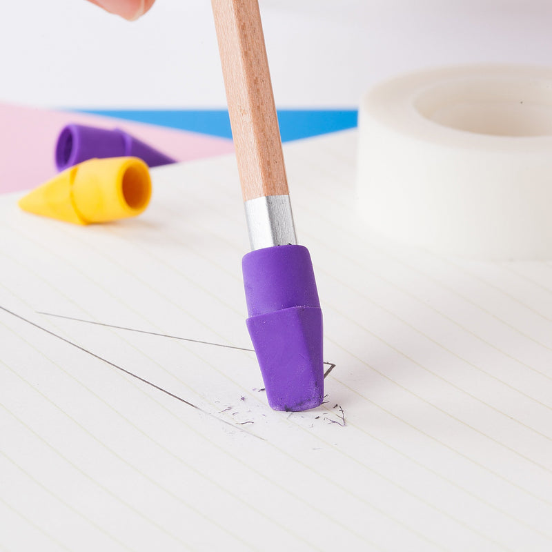 Mr. Pen Pencil Top Erasers, Cap Erasers, 120 Pack