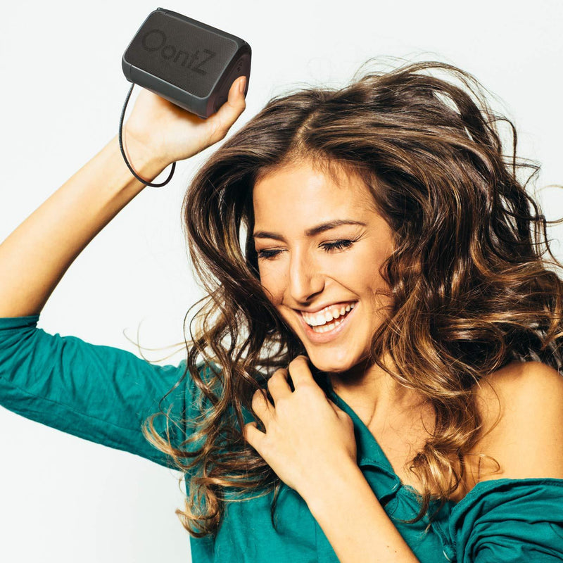 OontZ Angle Solo - Bluetooth Portable Speaker, Compact Size, Surprisingly Loud Volume & Bass, 100 Foot Wireless Range, IPX5, Perfect Travel Speaker, Bluetooth Speakers by Cambridge Sound Works (Black) Black