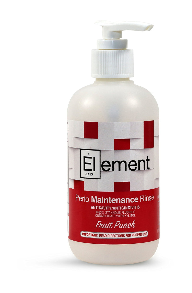 Stannous Fluoride Mouthwash - 10 Fl. Oz. 0.63% Antimicrobial Perio Rinse - Alcohol Free, Dye Free, Paraben Free - Refreshing Fruit Punch Flavor