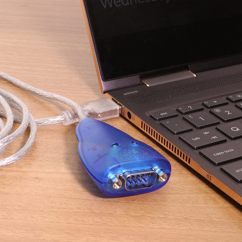 USBGear 6ft. USB to RS232 Converter for Windows 7 (32/64bit) FTDI CHIP RX/TX LED