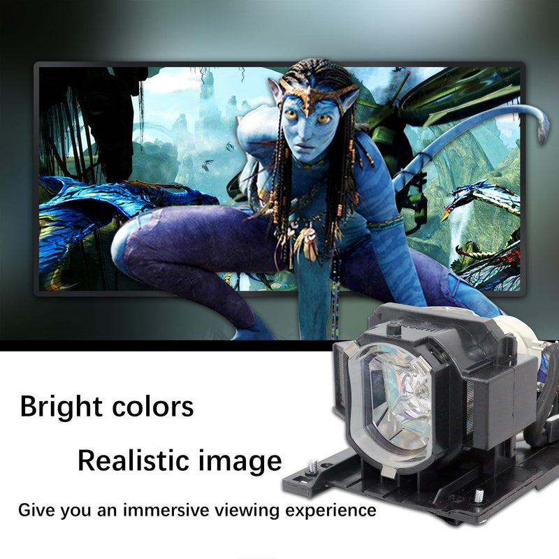 CTBAIER DT01021 Projector Lamp with Housing for Hitachi CP-X2010N CP-X2011N CP-X2010 CP-X2514WN CP-X2510 CP-X2510N CP-X3011 CP-X4014WN CP-X4011N CP-X2011 Replacement Projector Lamp