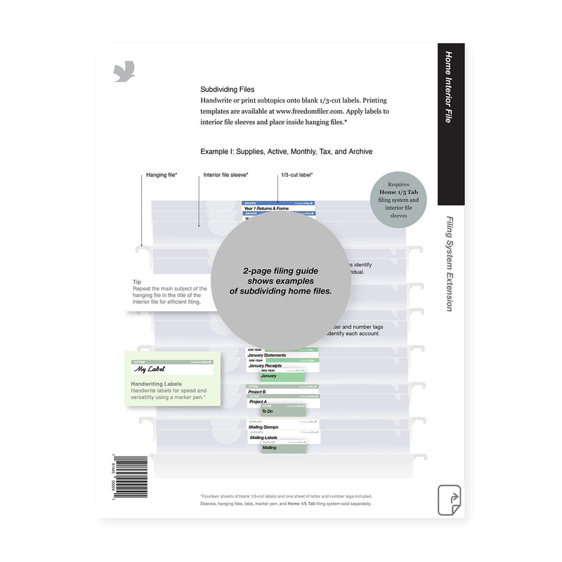 FreedomFiler Home Interior File Filing System Extension