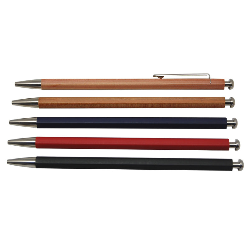 Kitaboshi 2.0mm Mechanical Pencil, Wooden Barrel, With Lead Sharpener, #1 B, Black Lead, 1ea (OTP-680NST), natural wood color w/sharpener Mecanical Pencil: Wood Barrel with Sharpener