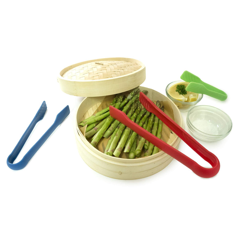 Norpro , 10" x 8" x 6", Multi Colored Set of Tongs