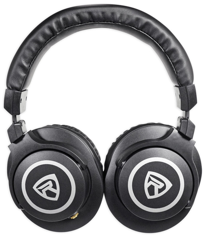 Rockville PRO-M50 Studio Headphones w/ Detachable Coil Cable, Case+Extra Ear Pad