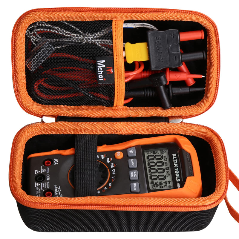 Mchoi Hard Portable Case Compatible with Klein Tools 600V MM400 / MM300 Multimeter (CASE ONLY)