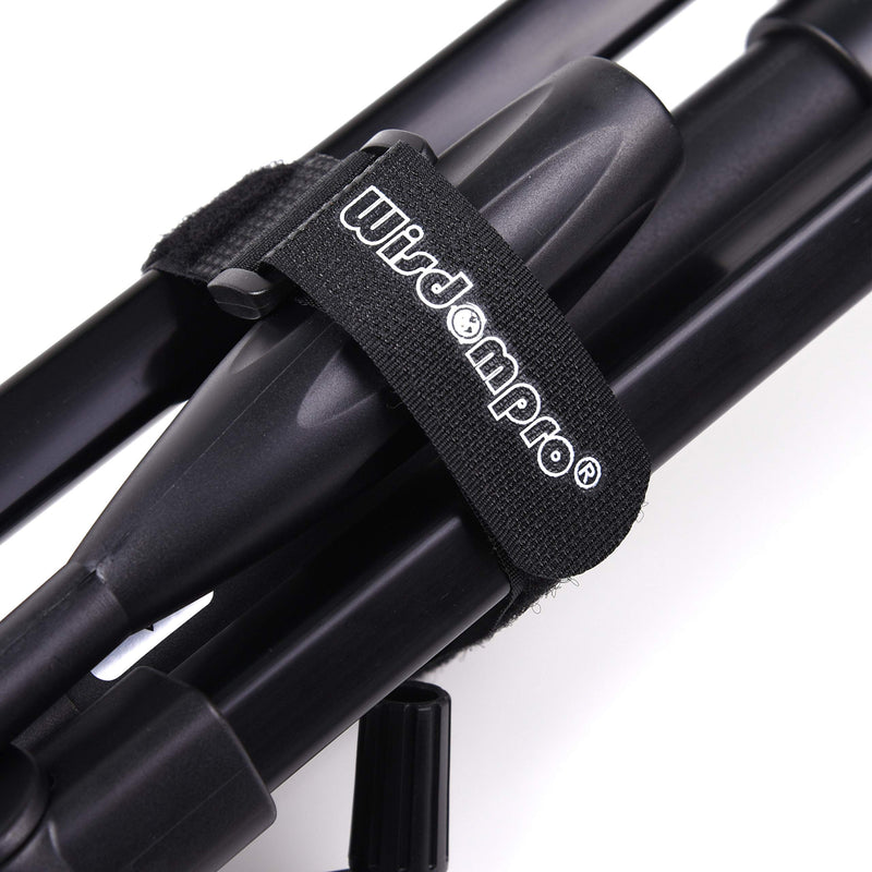 20 Pack (8 12 18 24 Inches) Hook and Loop Reusable Fastening Cable Tie Down Straps by Wisdompro - Reusable, Durable Functional Ties to Keep Your Home, Office, Workspace from Tangled Messes of Cords Mixed Size, 20 Pack