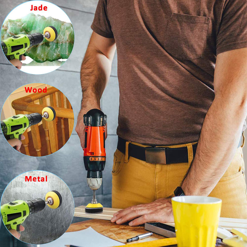 STEBRUAM 240 pieces sanding discs pads 50 mm sandpaper Velcro 2 inch sanding pads grit 60 80 120 180 240 320 400 600 800 1000 2000 3000 automobile wood furniture painting-finishing-home improvement 240 pieces - 60-3000 grit