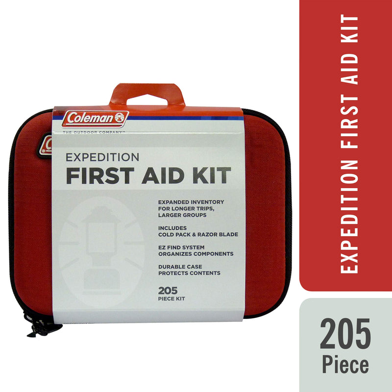 Coleman Camping All Purpose Camping First Aid Kit for Emergencies - 205 Piece