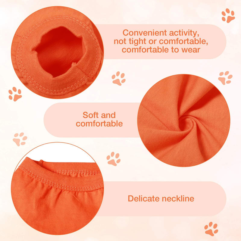 8 Pieces Dog Shirts Pet Puppy Blank Clothes Summer Soft Dog T-Shirt Breathable Dog Plain Shirts Puppy Clothes Outfit for Most Dogs Cats Puppy Pet (S) Small (8 Count)