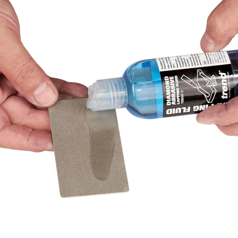 Trend DWS/LF/100 Diamond Abrasive Lapping Fluid, 3.4 fl oz , Blue 3.4 Fluid Ounce