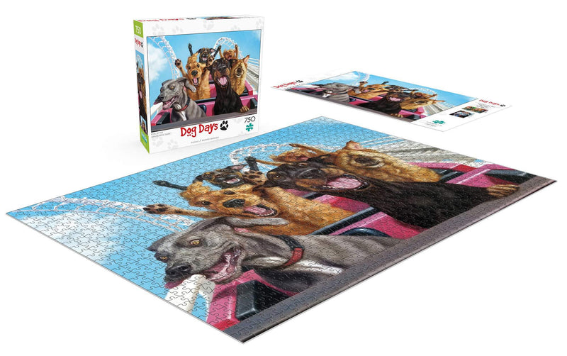 Buffalo Games - Fun at The Amusement Bark - 750 Piece Jigsaw Puzzle