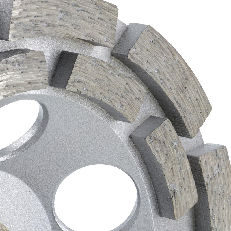 PRODIAMANT Premium diamond cup wheel 125mm concrete universal 125 mm x 22.2 mm grinding wheel double row
