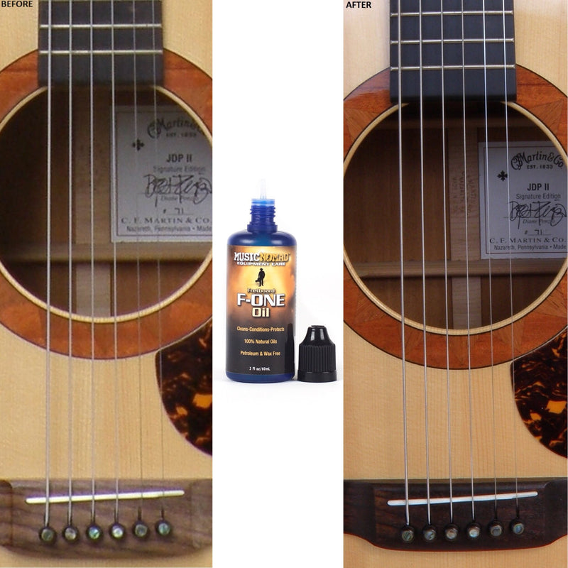 MusicNomad F-ONE Fretboard Oil Cleaner & Conditioner 2 oz (MN105) 1 Bottle