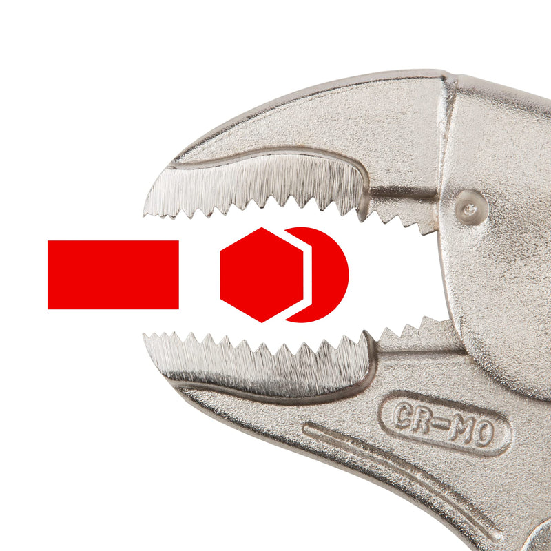 TEKTON 10 Inch Curved Jaw Locking Pliers | PLK10010 10 Inch (Individual)