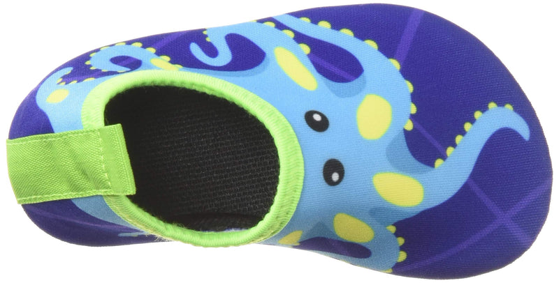 Bigib Toddler Kids Swim Water Shoes Quick Dry Non-Slip Water Skin Barefoot Sports Shoes AquaÂ Socks for BoysÂ GirlsÂ Toddler 3 Infant Blue Octopus