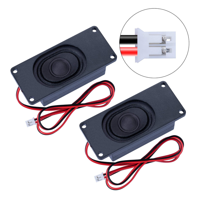 CQRobot Miniature Loudspeaker 3 Watt 8 Ohm Passive Enclosed Audio Speaker Woofer Speaker Compatible with Arduino Board. JST-PH 2.0 mm 2-Pin Interface, for a Variety of Small DIY Electronic Projects. 8O3W-JST-PH2.0-N
