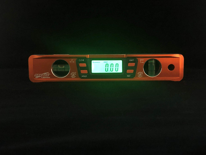 Swanson Tool Co SVT200 9 Inch Savage Digital Magnetic Aluminum Billet Torpedo Level 9" Digital Magnetic