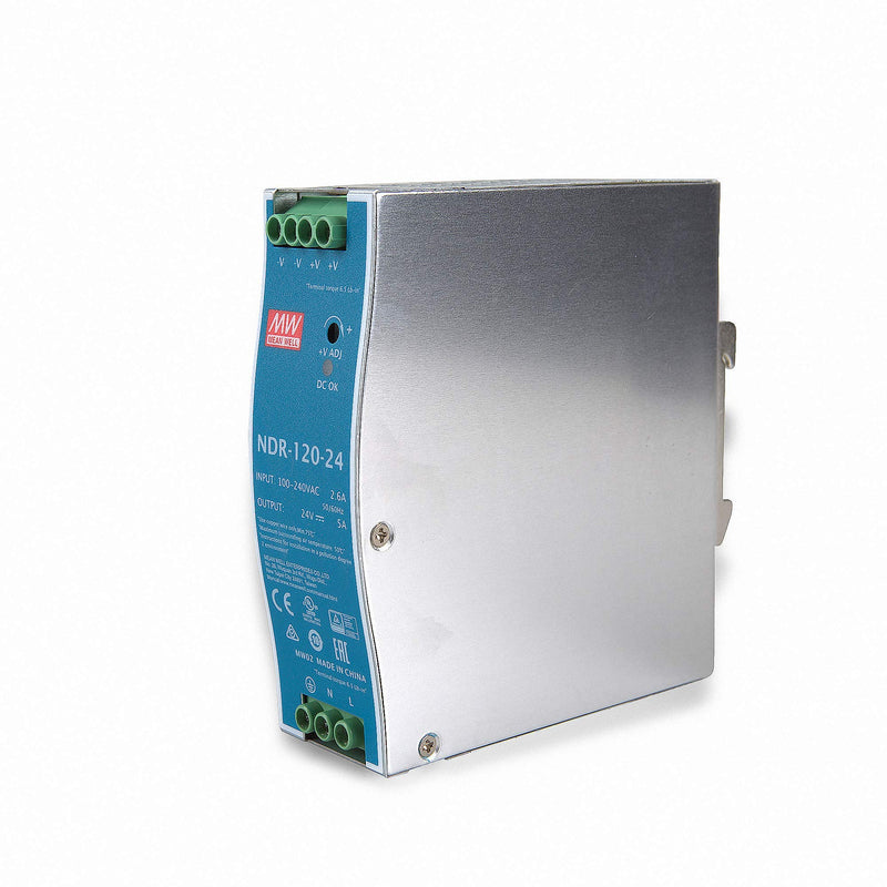 MeanWell NDR-120-24 120W 24V 5A DIN rail power supply DIN-RAIL
