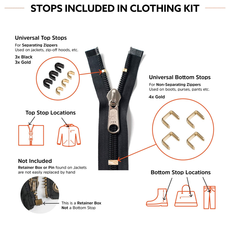Zipper Rescue Zipper Repair Kits â€“ The Original Zipper Repair Kit, Made in America Since 1993 (Clothing)