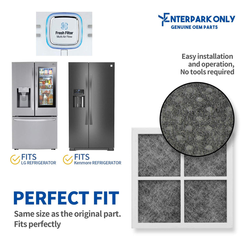 469918 Premium Quality Cost Effective Version for Replacement of Fresh Refrigerators Air Filter, 2 Filter (Box), Compatible with LT120F ADQ73214404 2 Air Filter 469918 (Box Package)