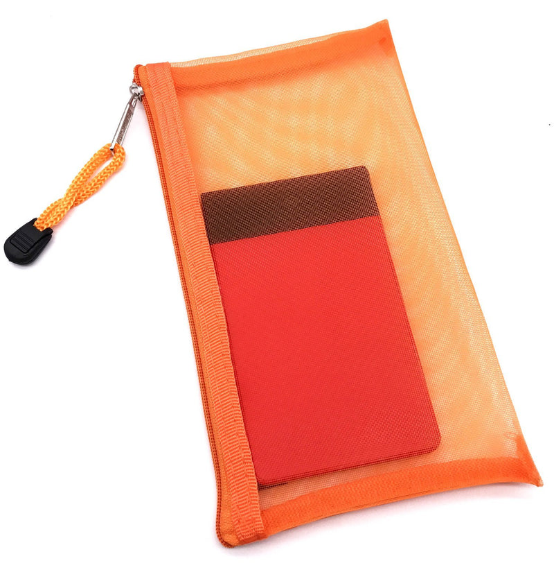 Pack of 5 pcs Multipurpose Nylon Mesh Cosmetic Bag Makeup Travel Cases Pencil Case Travel Organizers