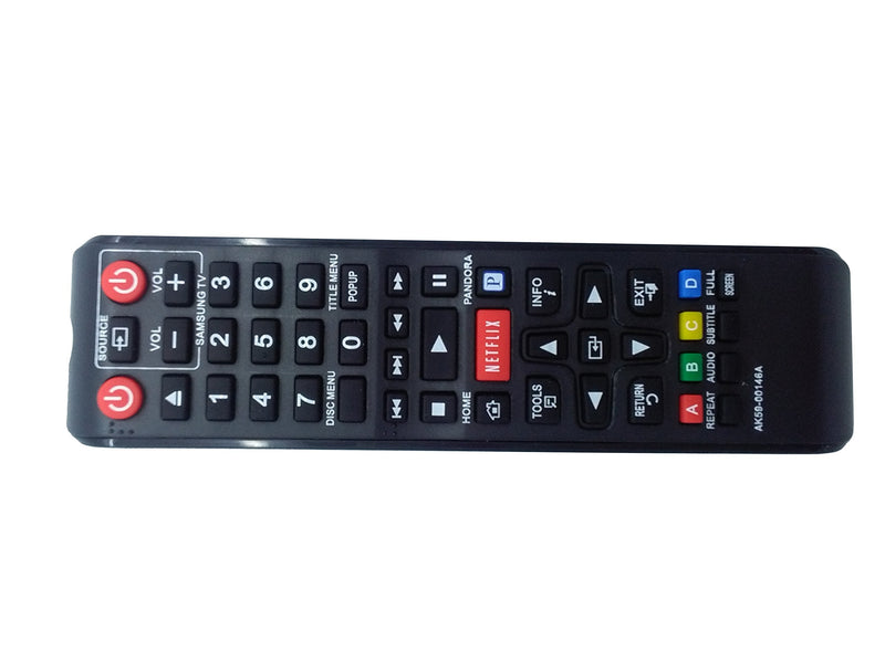 Vinabty New Remote AK59-00146A fit for Samsung Blu-Ray DVD Player BDE5300 BDE5300/ZA BDE5400 BDE5400/ZA BDEM53 BDE5900