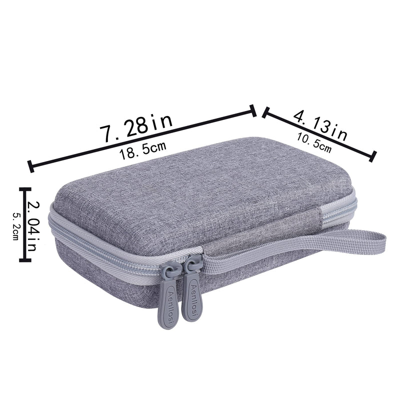 Aenllosi Hard Case Compatible with GQ GMC-500 Plus/EMF-390/GMC-600 Plus Geiger Counter/Dosimeter/Radiation Meter/Radiometer, Case Only for GQ GMC-500 Plus