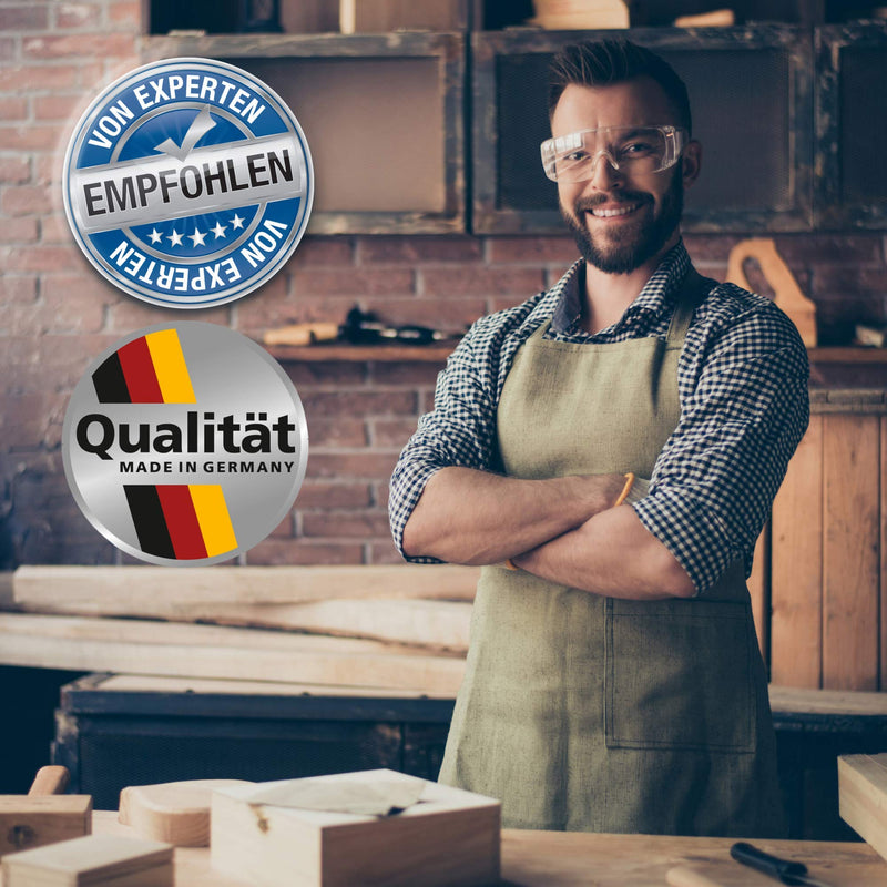 PICTORIS sanding fleece - Made in Germany - 5 mx 100 mm - grain 240 - extremely durable thanks to unique impregnation - sanding fleece/sanding pad for wood, metal, stainless steel, and much more. Abrasive fleece grain 240