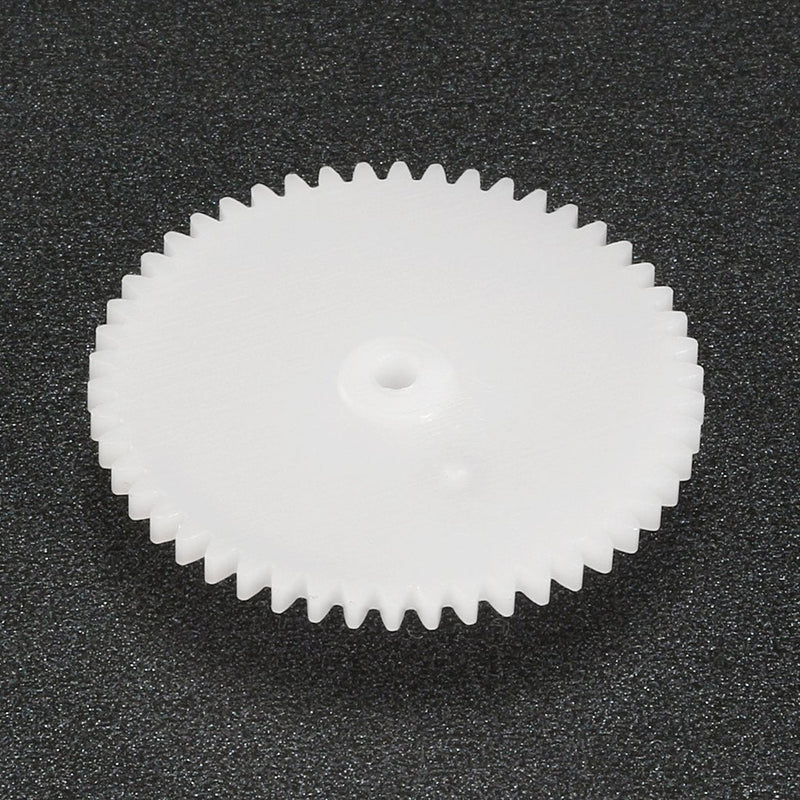 uxcell 50pcs Plastic Gears 50 Teeth Model 50102A Reduction Gear Plastic Worm Gears for RC Car Robot Motor