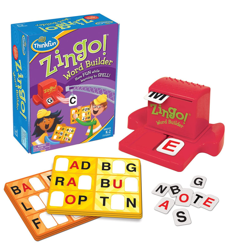 ThinkFun Zingo Word Builder Early Reading Game - Award Winning Game for Pre-Readers and Early Readers